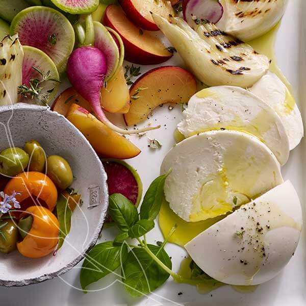 Our hand-made mozzarella has a soft texture and mild flavor. #BestofMet