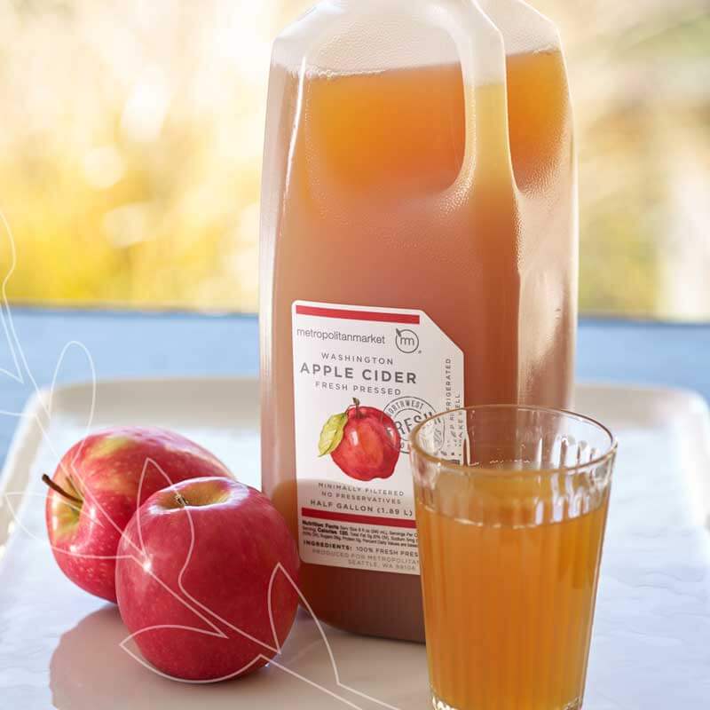 Our flavorful Washington apple cider blends 20 varieties of apples. #BestofMet