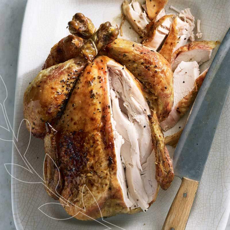 Our birds are from Mary’s Free-Range Chickens in California. #BestofMet