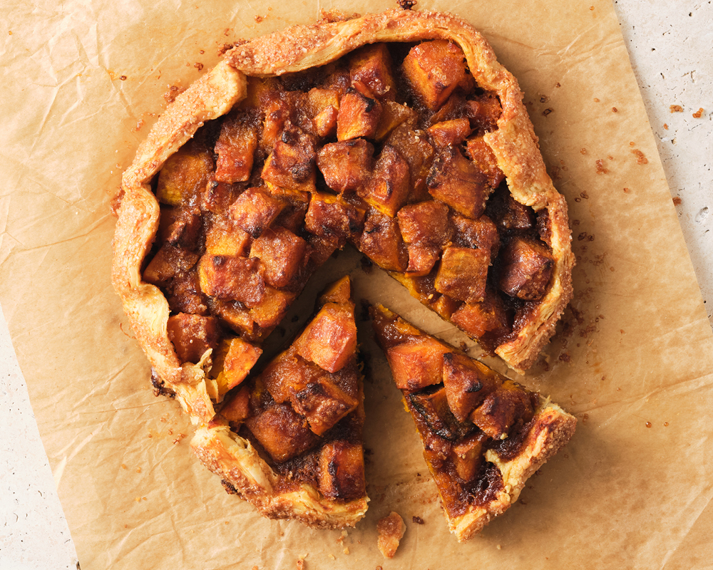 Halloween Party Recipe Roundup Blog 10 Rustic Roasted Pumpkin Galette Halloween Party Recipe Roundup Blog 10