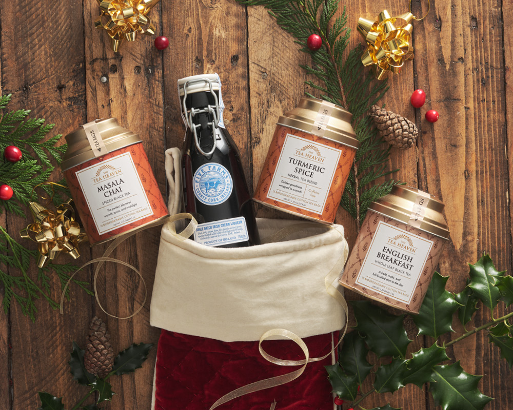 Irish Cream Liqueur and Tea Heaven Holiday Gifts