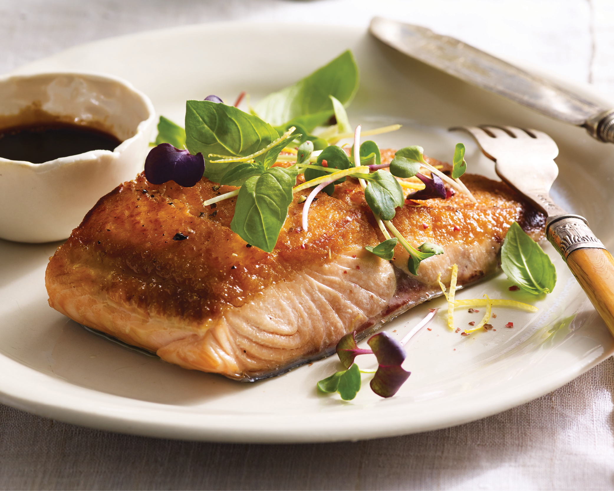 King Salmon plated