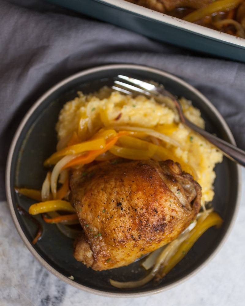 Chicken Moruno Sheet Pan Dinner