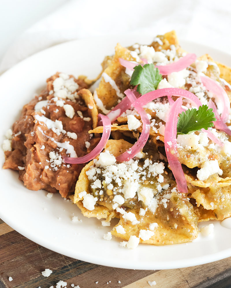 Chilaquiles (Saucy Fried Tortillas)