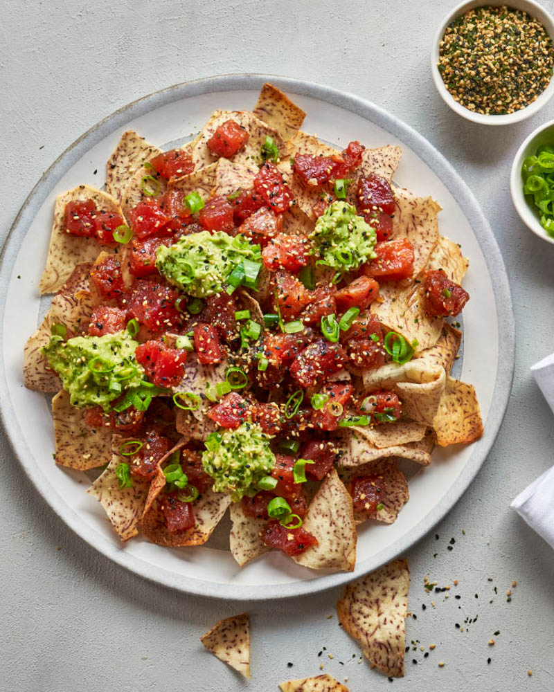 4-Ingredient Poke Nachos