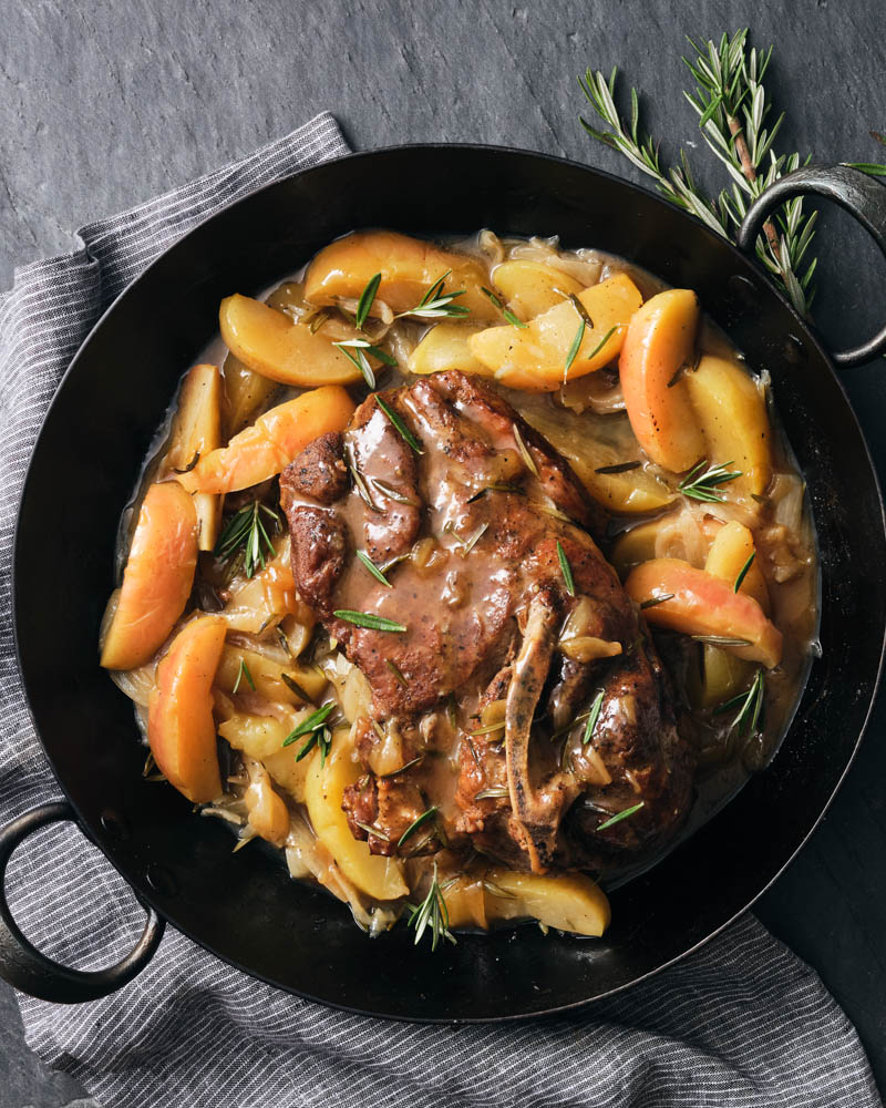 Apple Cider Braised Pork Roast