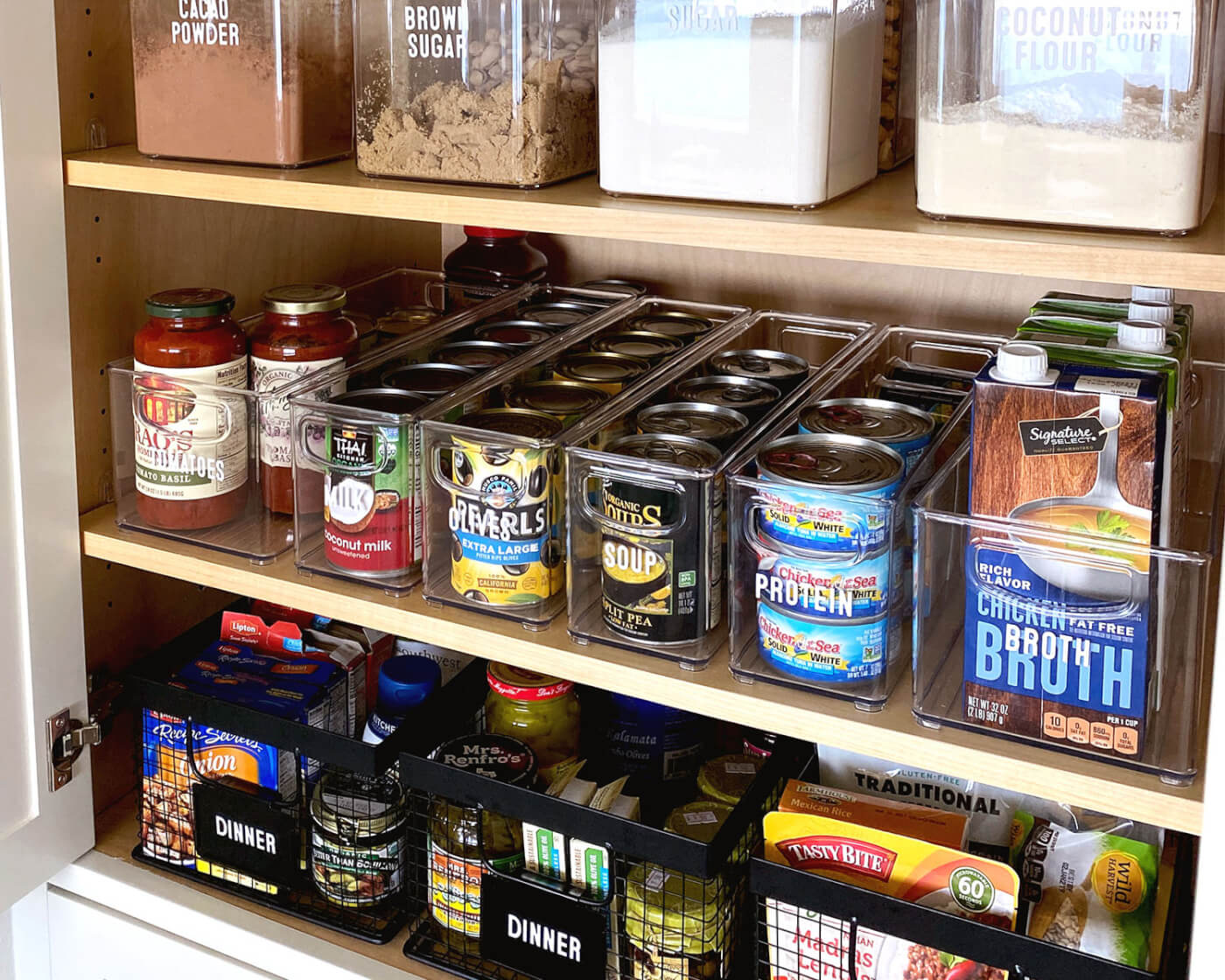 Organized pantry