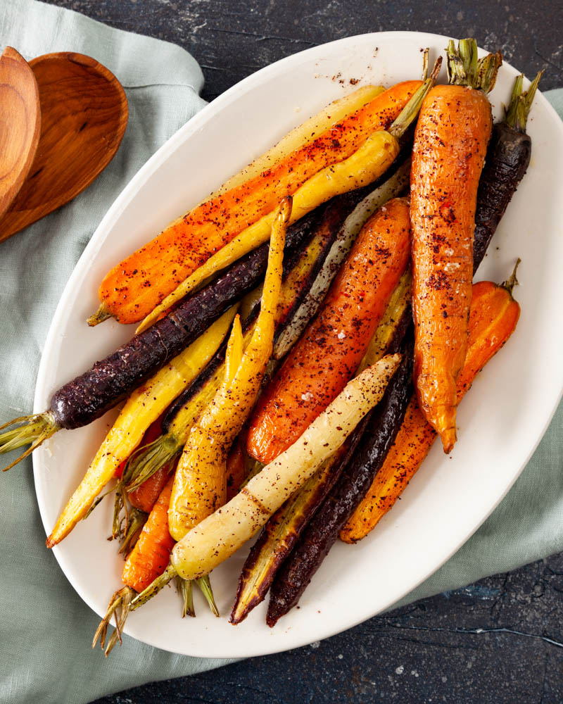 Roasted Rainbow Carrots