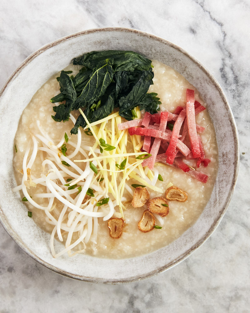 Congee with Nettles