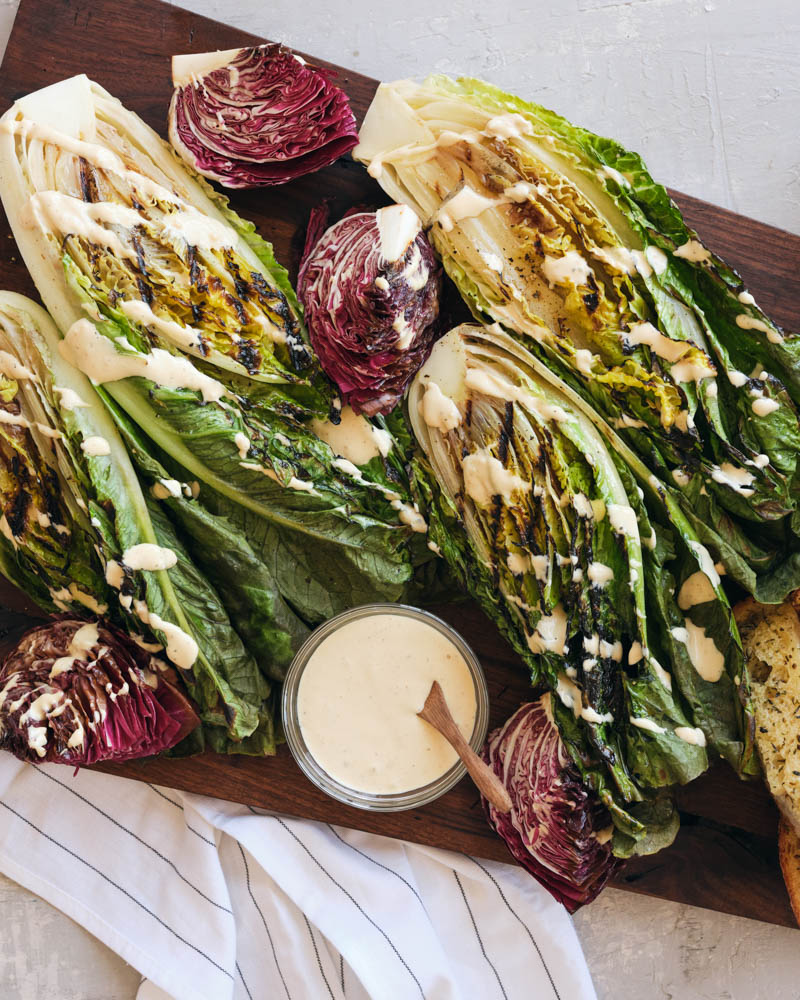 Grilled Caesar Salad