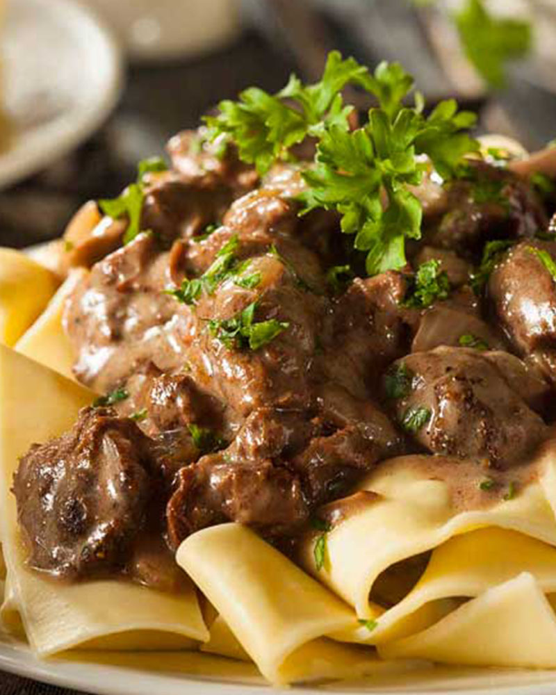 Beef Stroganoff