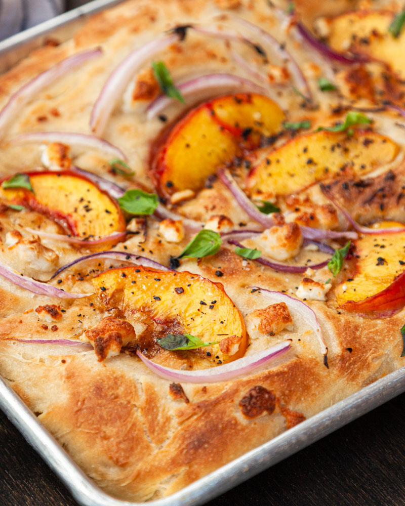 Peach-O-Rama Sheet Pan Pizza