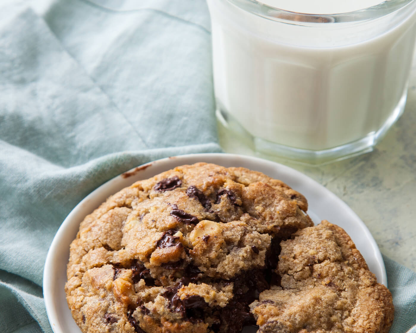 cookie on plate