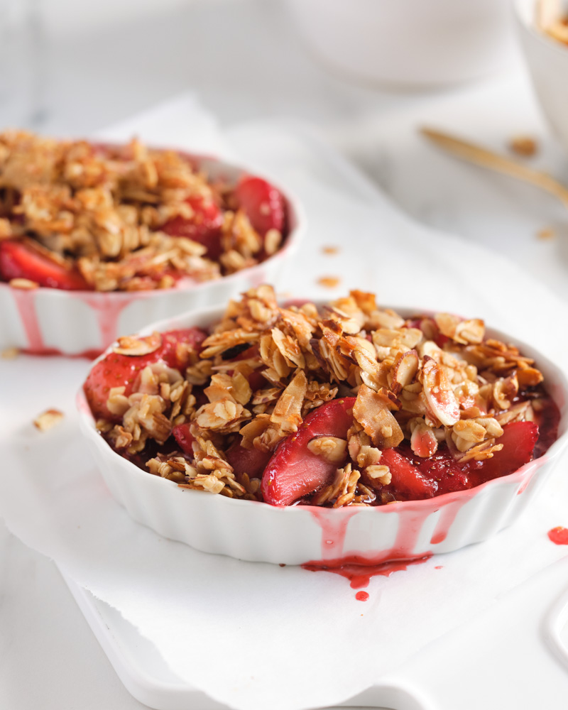 Strawberry-Almond Crisp