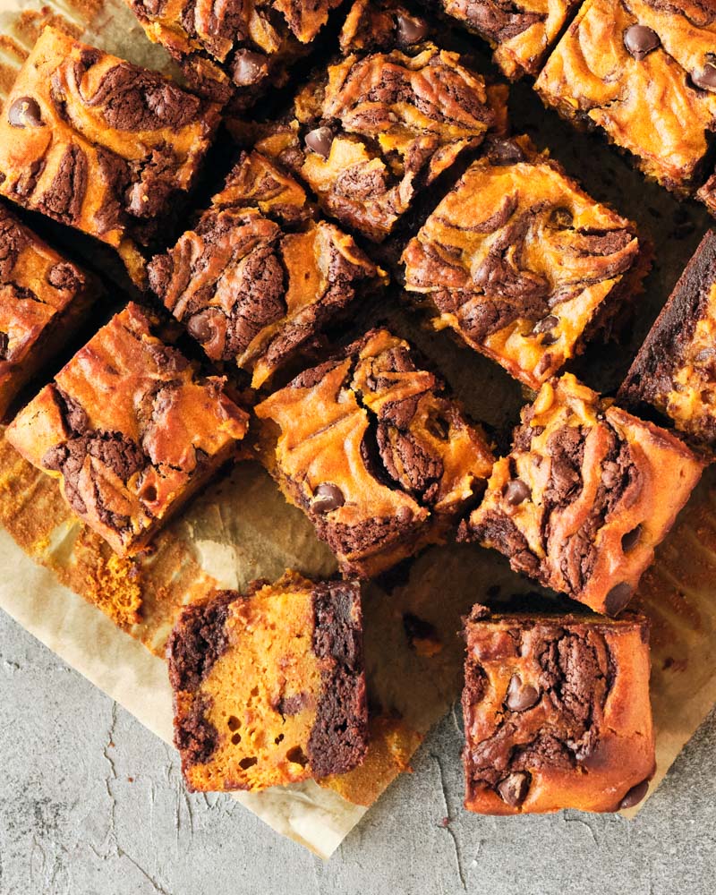 Pumpkin Brownies