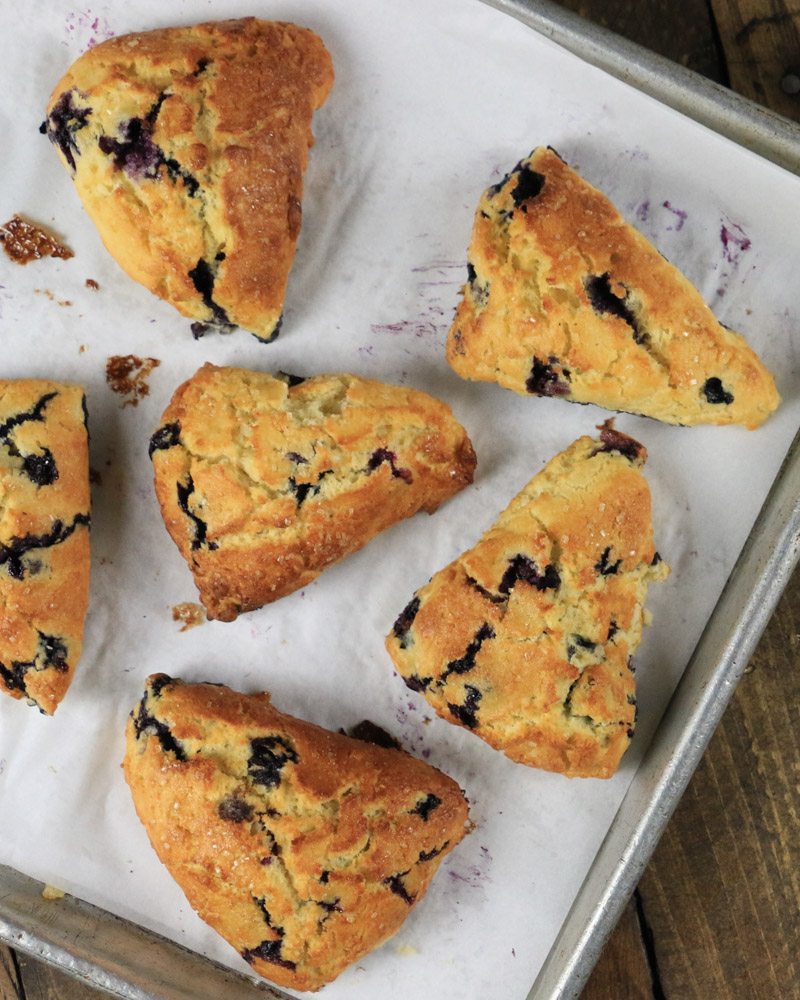 Blueberry Cream Scones