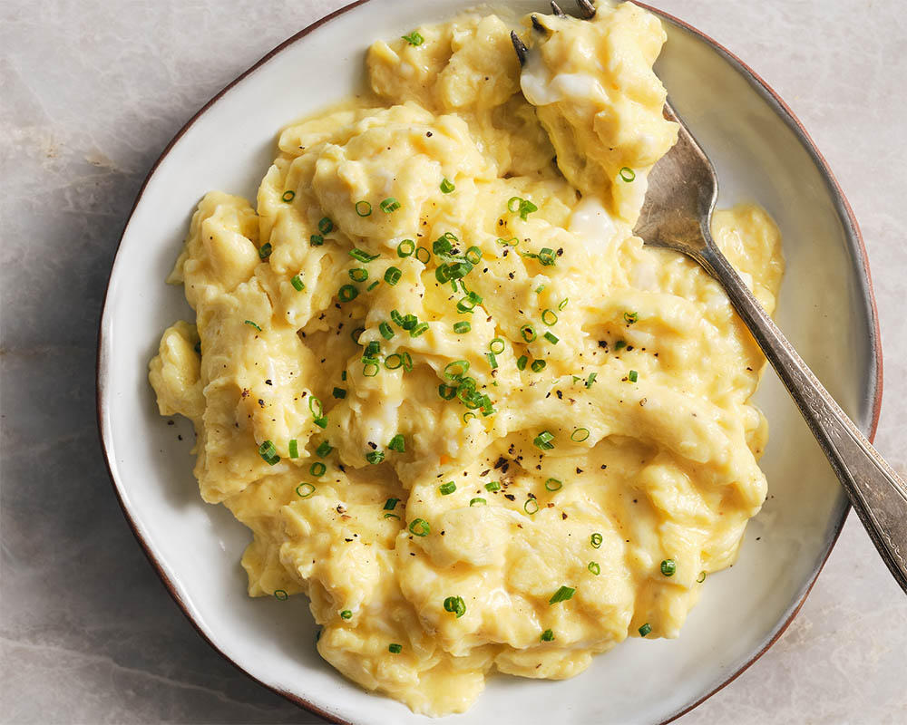 scrambled eggs