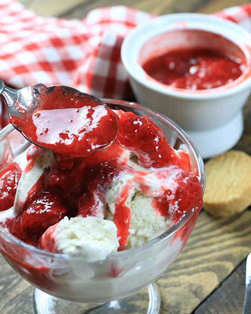 Homemade Strawberry Sauce