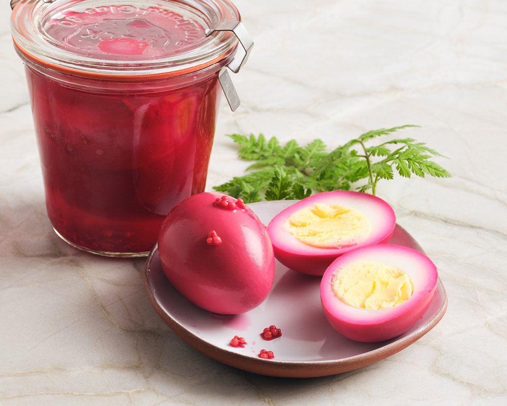 Beet pickled eggs