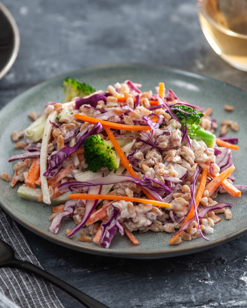 Einkorn Broccoli Slaw