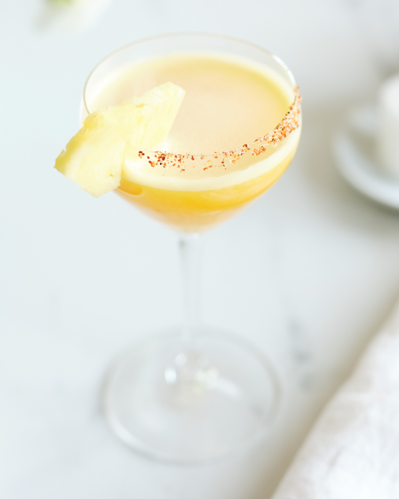 Pineapple Chile Margarita Cocktail