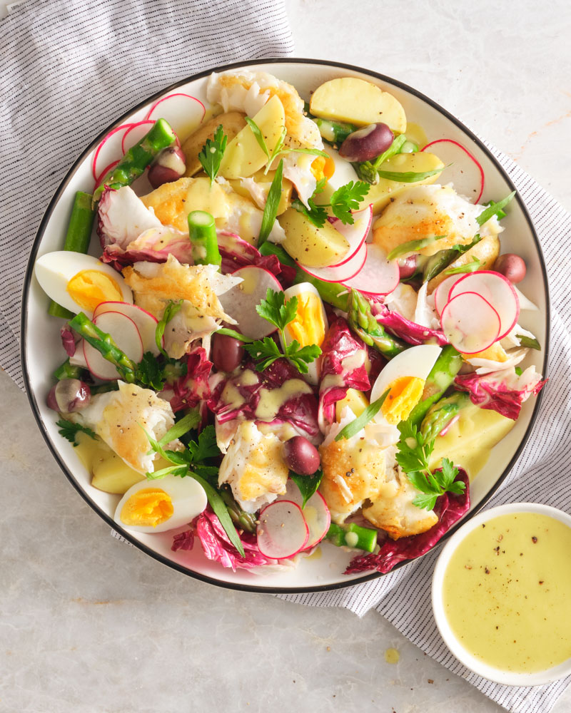 Halibut Niçoise Salad