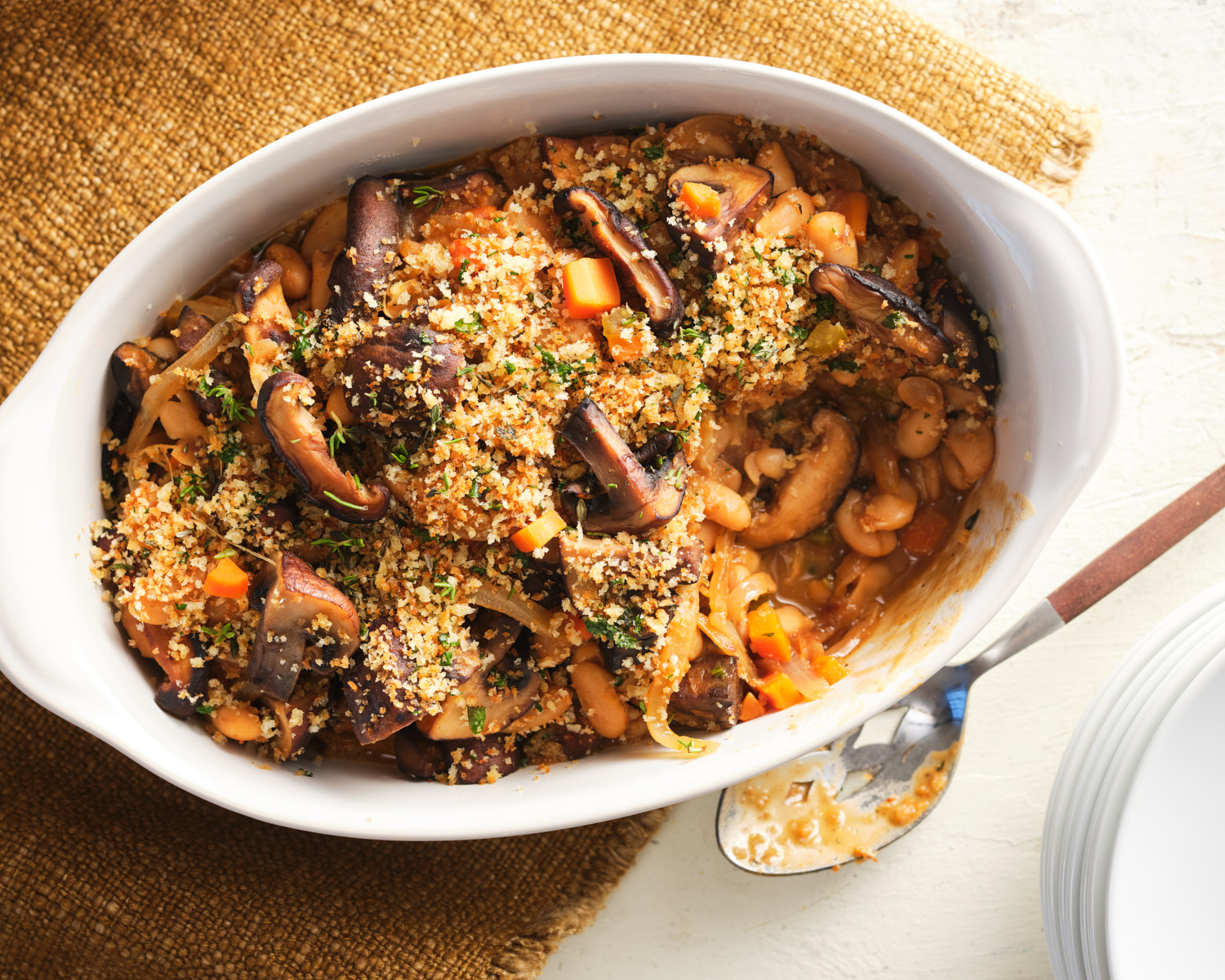 mushroom cassoulet