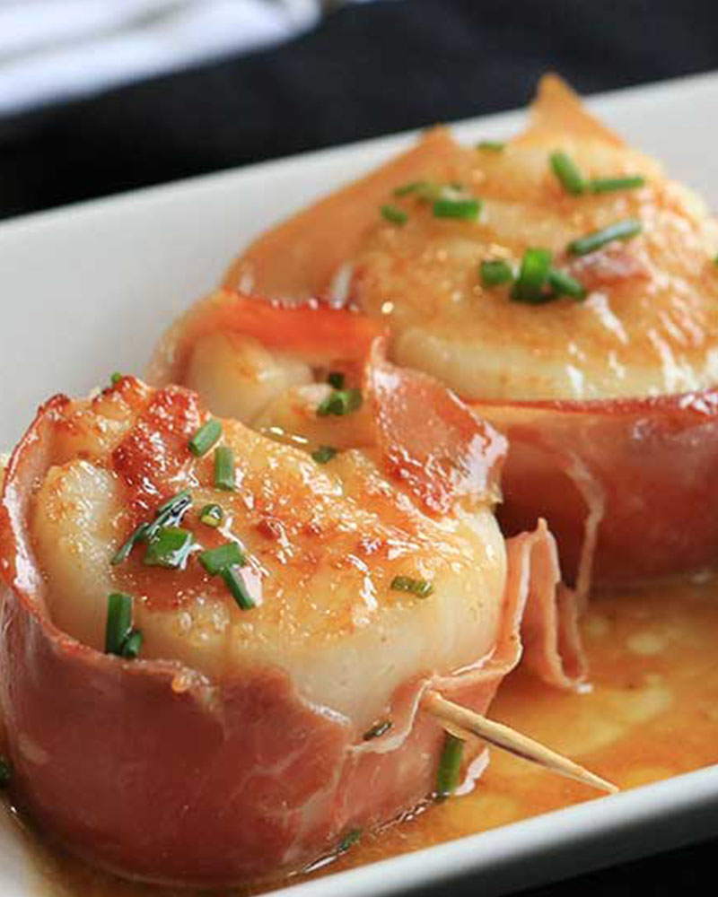 Prosciutto-Wrapped Scallops