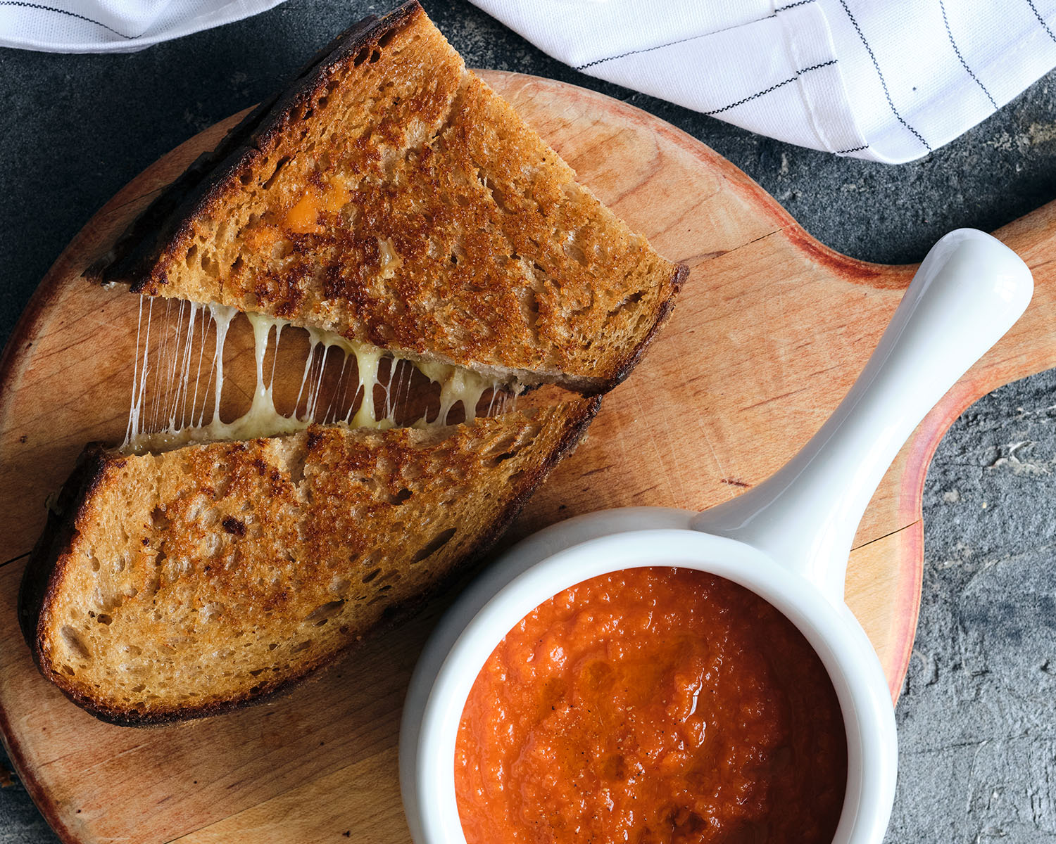 grilled cheese tomato soup