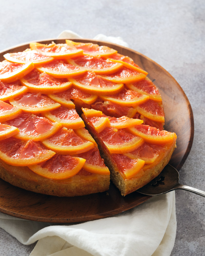 Cara Cara Tahini Upside-Down Cake