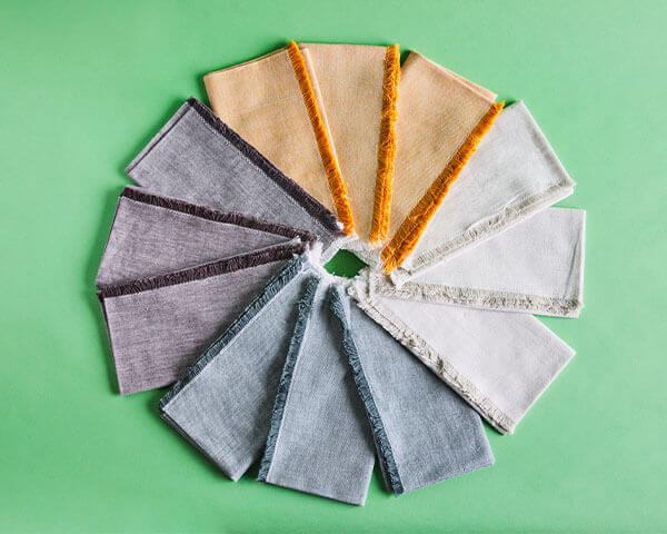 9 Eco-Friendly Ways to Go Green, Fabric Napkins from Metropolitan Market