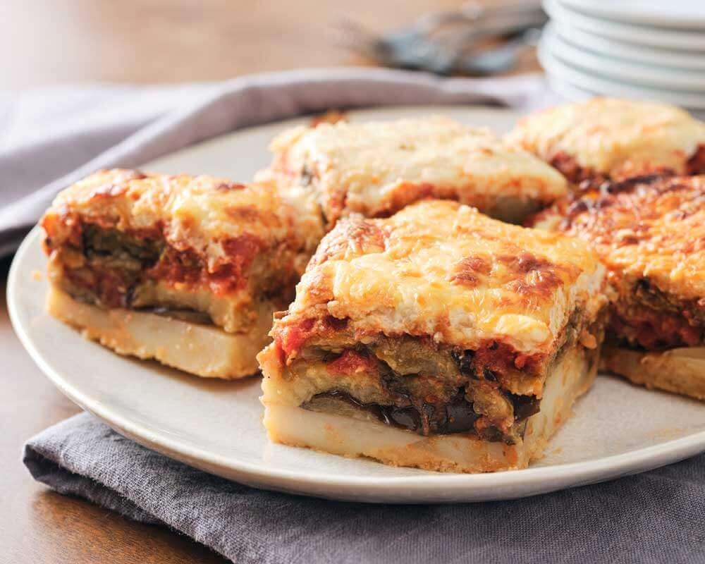 What to Bring to a Holiday Party: Eggplant Moussaka from Metropolitan Market