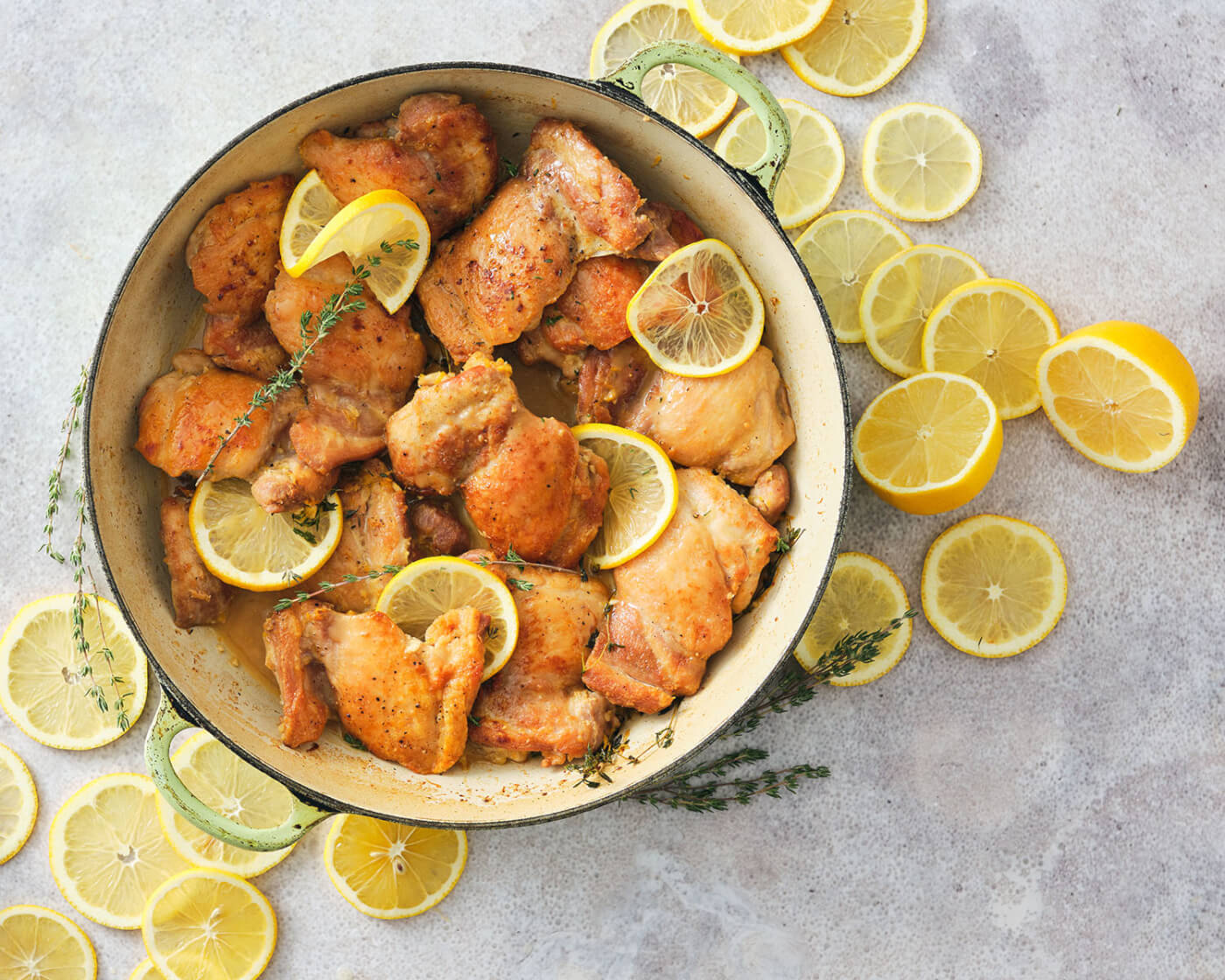 braised lemon chicken